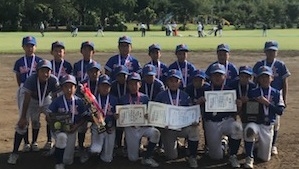 祝！！！　第48回千葉県少年野球大会（千葉日報旗）　第3位